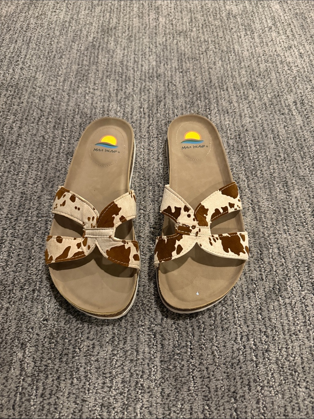 Women’s Cowprint Sandals